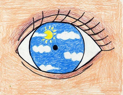 Magritte Eye Art for kids Magritte Eye Art for kids