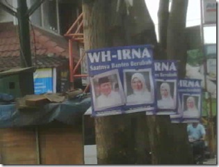 Poster WH Irna di Rempoa Ciputat Timur Tangsel