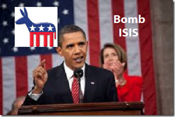 Obama pelosi bomb ISIS