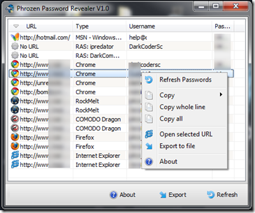 Phrozen Pwd Recovery