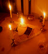 Uncrossing White Skull Candle
