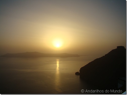 Por do Sol Santorini Grecia