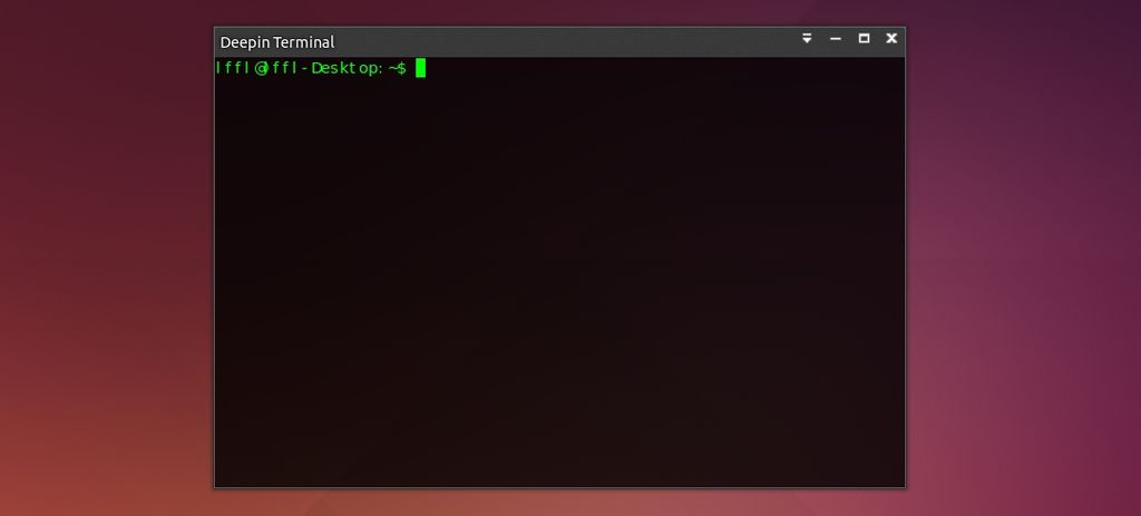 Deepin Terminal in Ubuntu 14.04 Trusty