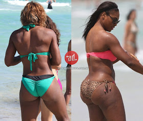 booty implants of Serena Williams