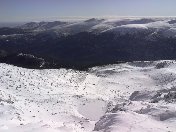 Laguna helada de  Peñalara