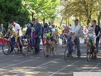 Départ du second sprint pour Florian au coté de Jordan