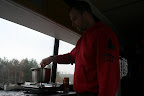 Lunch i bussen vid Astrids värld. TV kocken Benny...