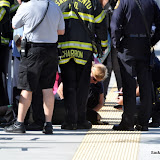 Around 4pm Wednesday afternoon, per radio report, a 22 year old female was struck by a lightrail train and knocked to the ground at the 47th Ave Lightrail station. The victim sustained minor injuries and was transported to the hospital via paramedics. News_110330_LightrailVsPed_47thAveStation
