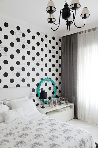 polka dot wallpaper