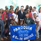 Encontro de Dom Murilo Krieger com os crismandos