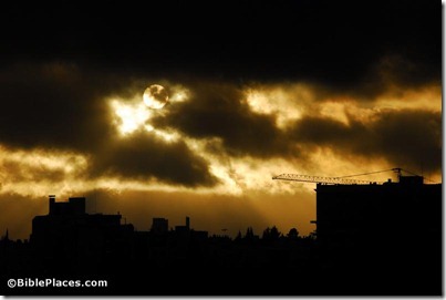 Sunset over Jerusalem, tb123109454