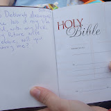 Propsing in Her Bible
