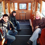 Small but cozy funicular.