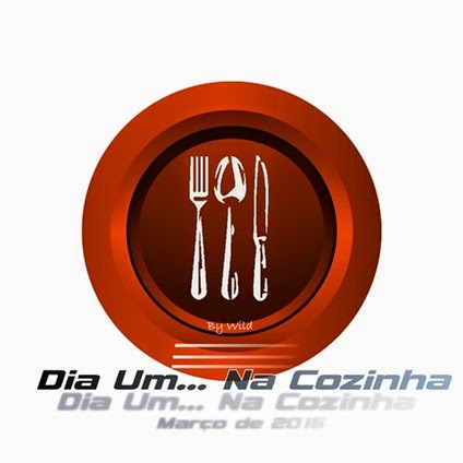 Logotipo Dia Um... Na Cozinha Março 2015