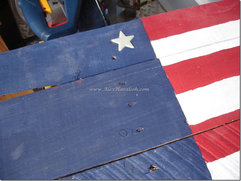 Pallet Wood American Flag10