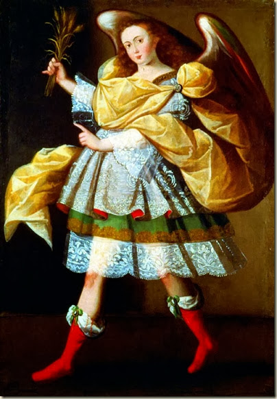 Maître de Calamarca, Ange à l’épi Maître de Calamarca, Ange à l’épi