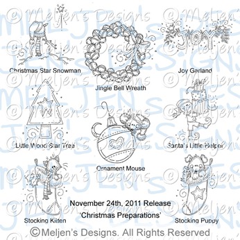 Meljens Designs November 24th Release Display