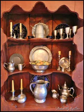 pewter cupboard