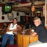 watching the worldcup at susies saloon in amsterdam in Amsterdam, Noord Holland, Netherlands