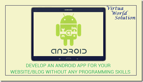 how to create android app for my website