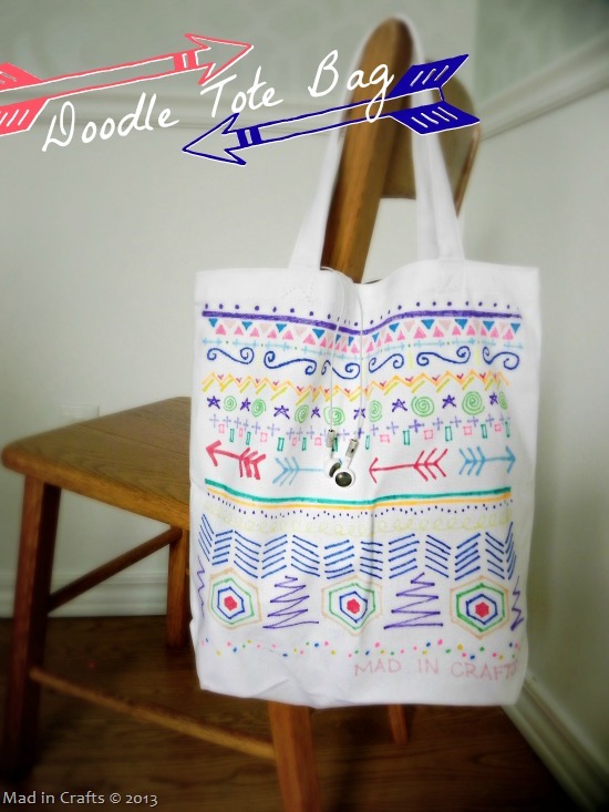 Doodle Tote  Bag