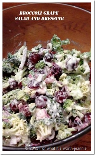 Broccoli Grape Salad Broccoli Grape Salad