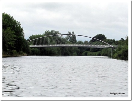 Scene's along the River Ouse. The millenium bridge which wasn't completed until 2001.