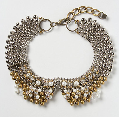 This beaded collar instantly takes your super casual outfit into a va-va-voom ensemble. (Sparked Agate Collar, $58, anthropologie.com)