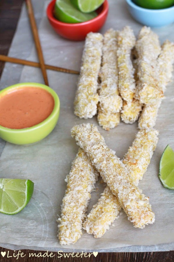 {Baked} Panko Crusted Tofu 'Fries' Life Made Sweeter