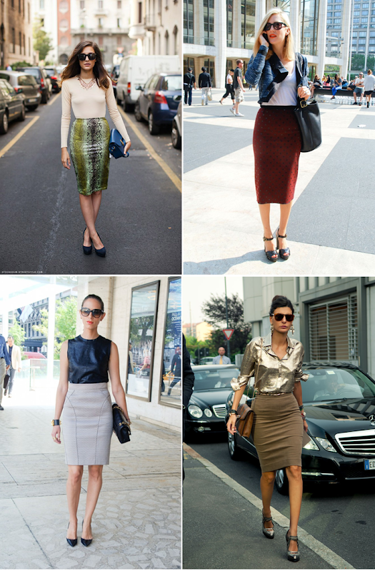 Pencil skirt