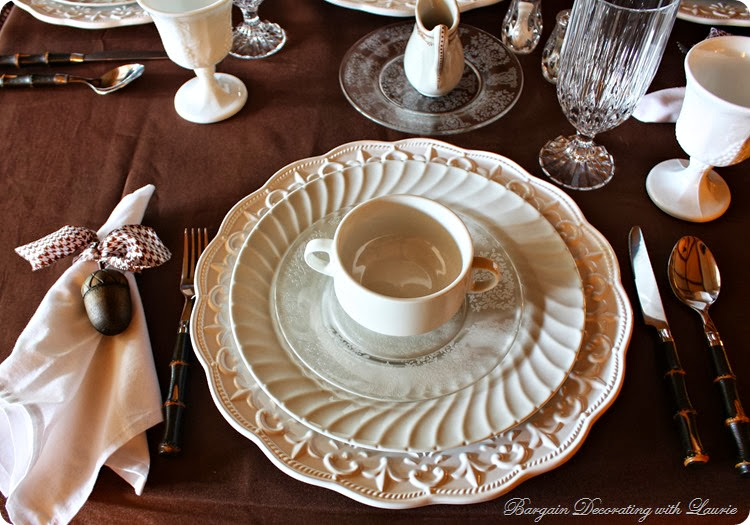 Bargain Decorating with Laurie Tablescape