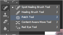 Choose the Patch Tool Choose-the-Patch-Tool
