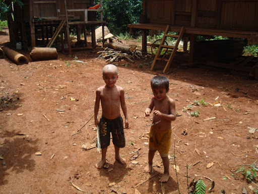 Tribal village at Ban Kok
