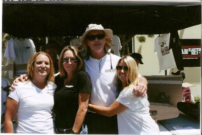 Robin Logan, Laura Thornhill, Brian Logan & Cindy Whitehead sharing a moment at our Debut Party!