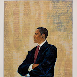 Limited edition serigraph of Barack Obama, by Chaz Guest Limited edition serigraph of Barack Obama, by Chaz Guest