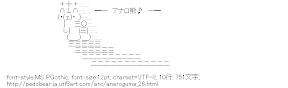 [AA]アナロ熊