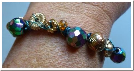 wire wrapped bracelet