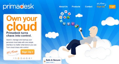 Primadesk: Manage onlineaccounts services from a single site Primadesk: Manage onlineaccounts services from a single site