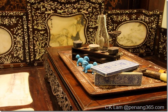Baba Nonya and Chinese antique furniture and collectibles In Seven Terraces, Penang by CK Lam