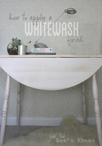 how to apply a whitewsh finish