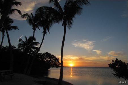 Sunset at Sunshine Key Rv Resort