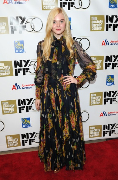Elle Fanning 50th New York Film Festival Ginger