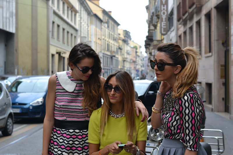 Nicoletta Reggio, Irene Colzi, Elisa Taviti, Milano Fashion Week, Street Style, Irene's Closet, Scent Of Obsession, My Fantbulous World