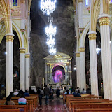 Interior do  Santuário de Nuestra Sra de las Lajas - Ipiales - Colombia