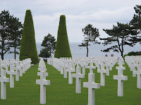 US Memorial Graveyard at Omaha Beach