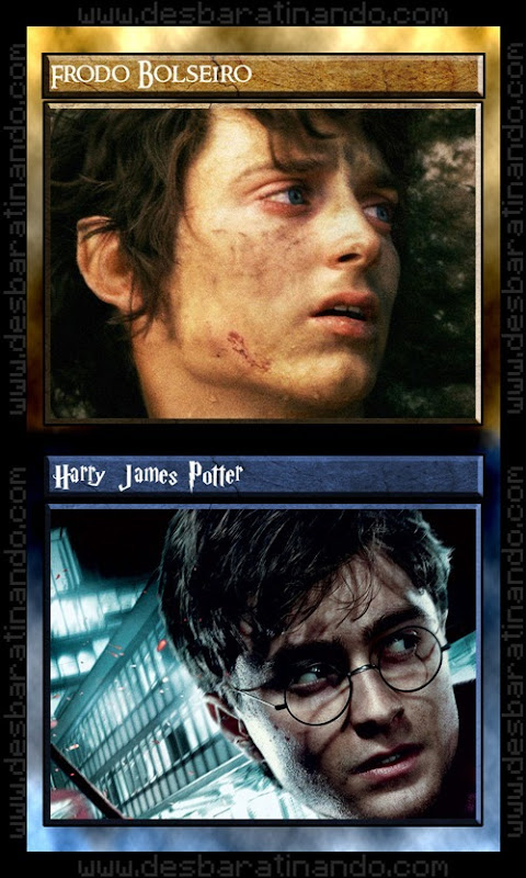 1 harry potter frodo senhor dos anéis Vs harry potter 