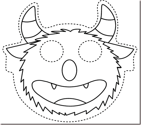 It is a photo of Adorable Halloween Mask Templates It is an image of Adorable Halloween Mask Templates