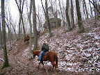 winter ride near Peter