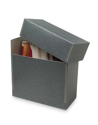 A museum quality archival box is the perfect container for your gift. Afterward, they can keep photos in the box for safe keeping. (containerstore.com)