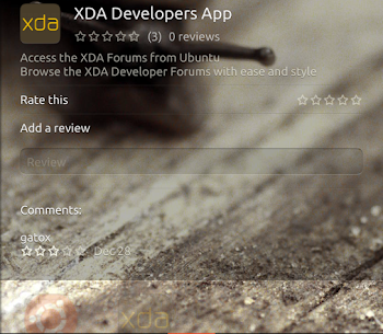 XDA app ufficiale per Ubuntu Touch